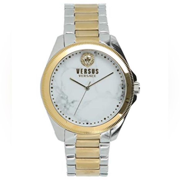 Versus Versace Gold Silver Two Tone Marble‎ Dial Women\'s Watch VSPBE1618 main image 7